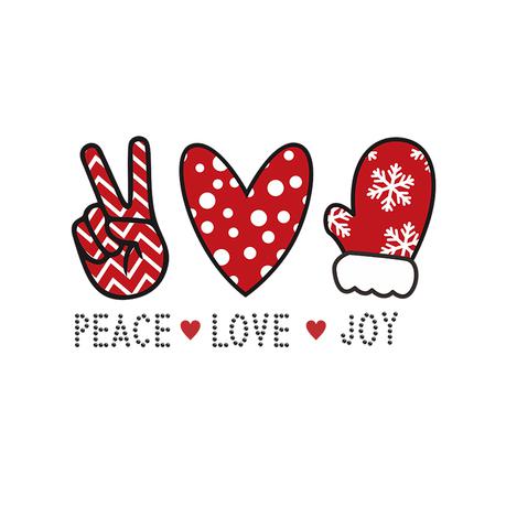 Fast delivery hot fix rhinestone peace love joy christmas iron on transfer