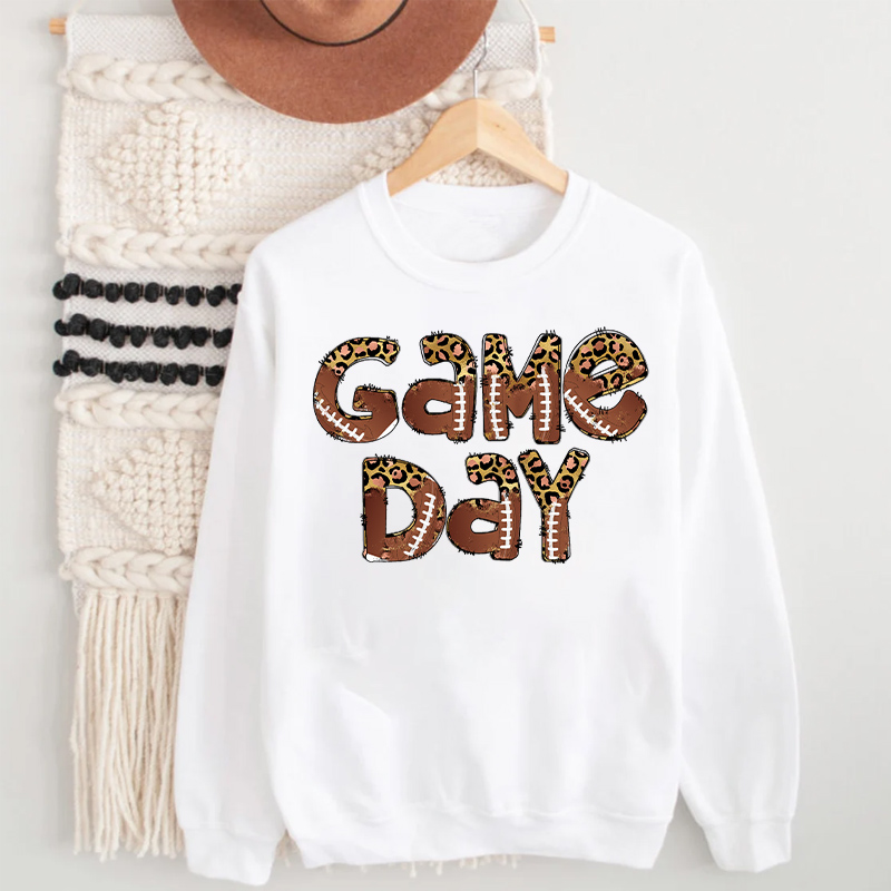 New arrival custom design football game day heat press dtf print transfers