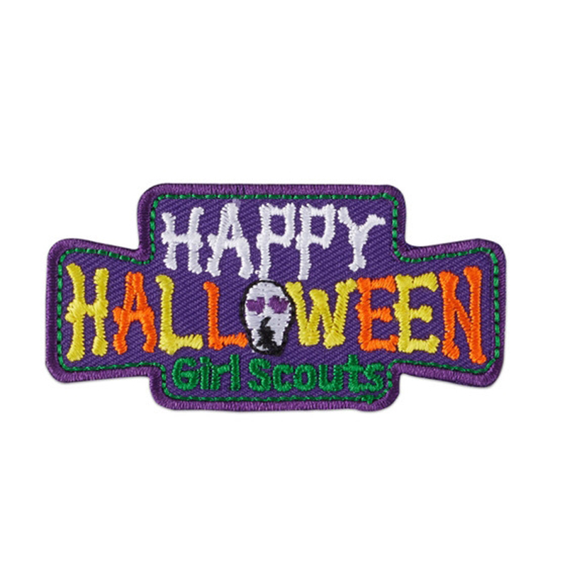 Garment Uniform Accessories Happy Halloween Pumpkin Iron On Embroidery Patches