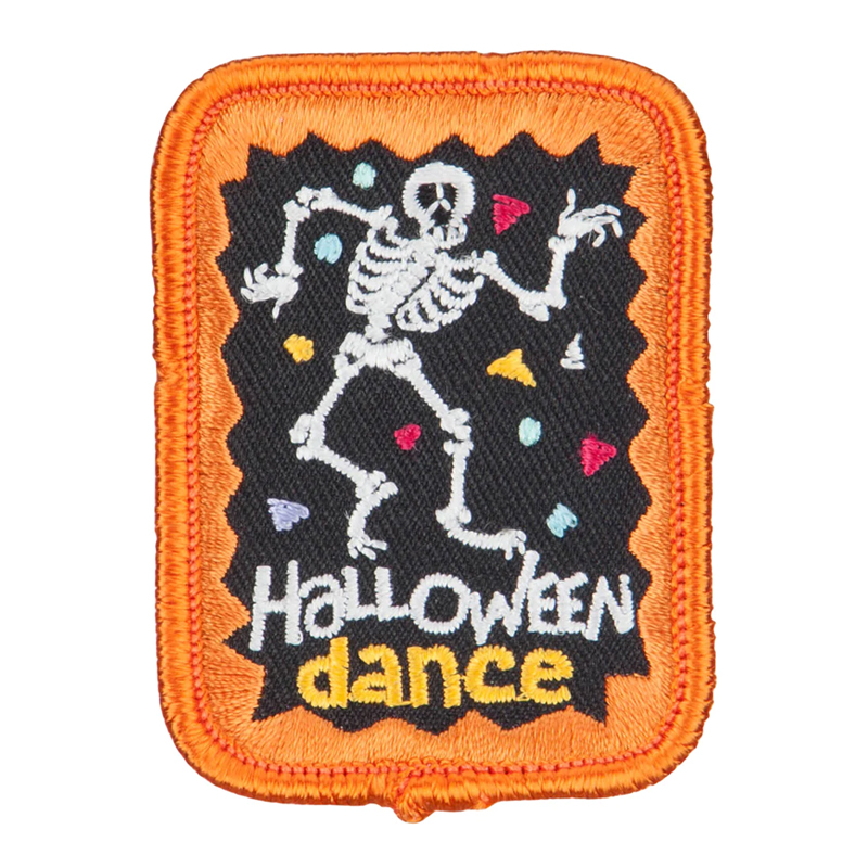 Different design iron on transfer halloween pumpkin embroidered patches