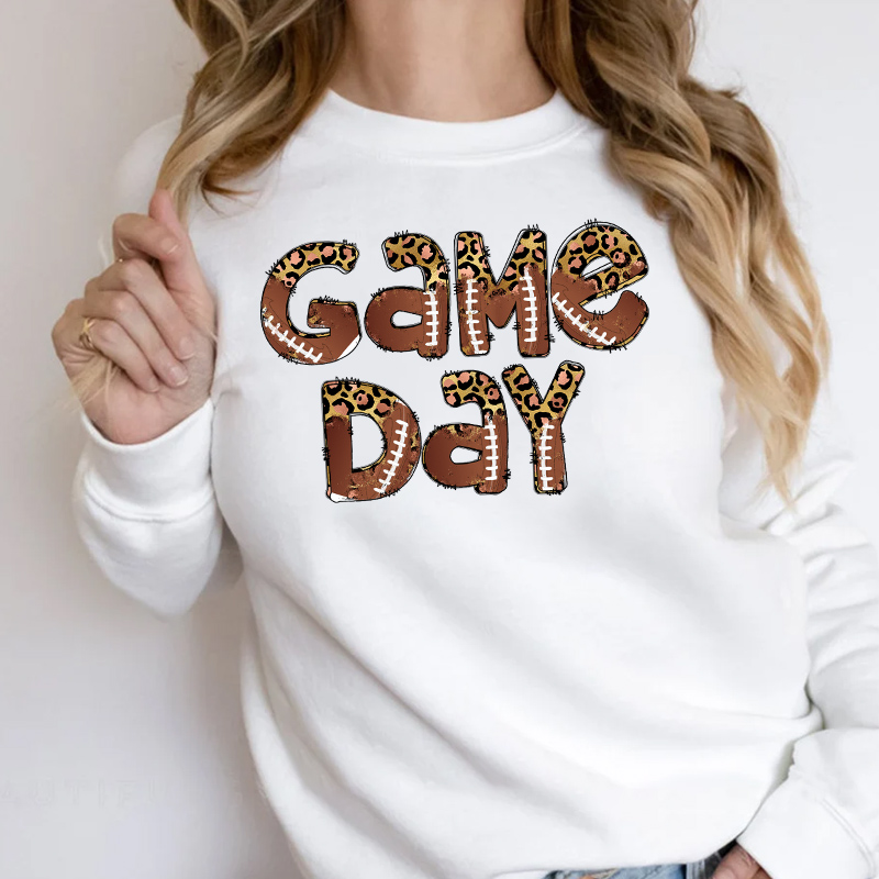 New arrival custom design football game day heat press dtf print transfers