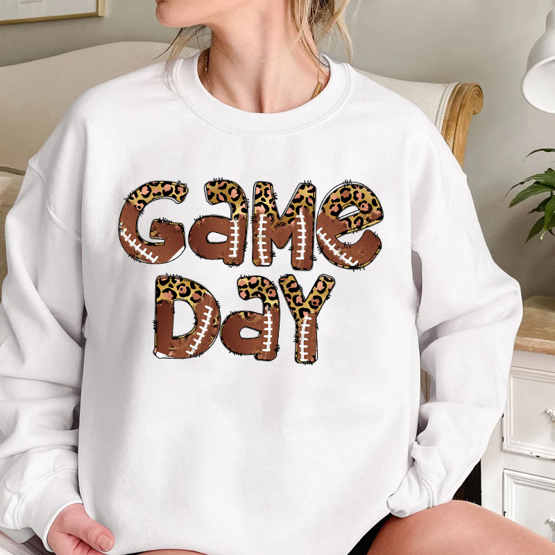 New arrival custom design football game day heat press dtf print transfers